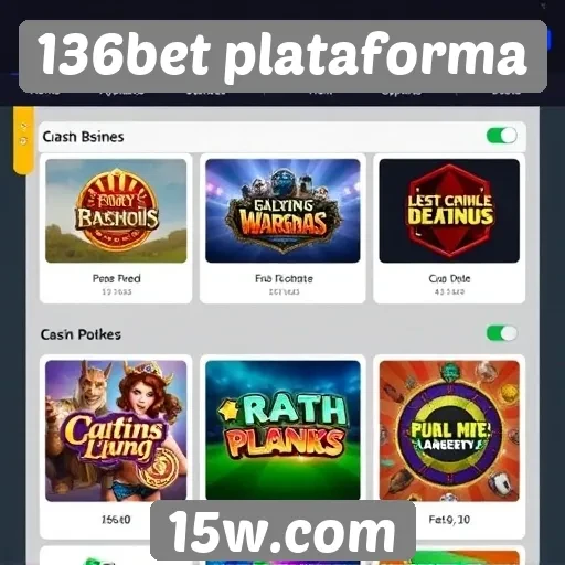 Variedades de jogos disponíveis na 136bet